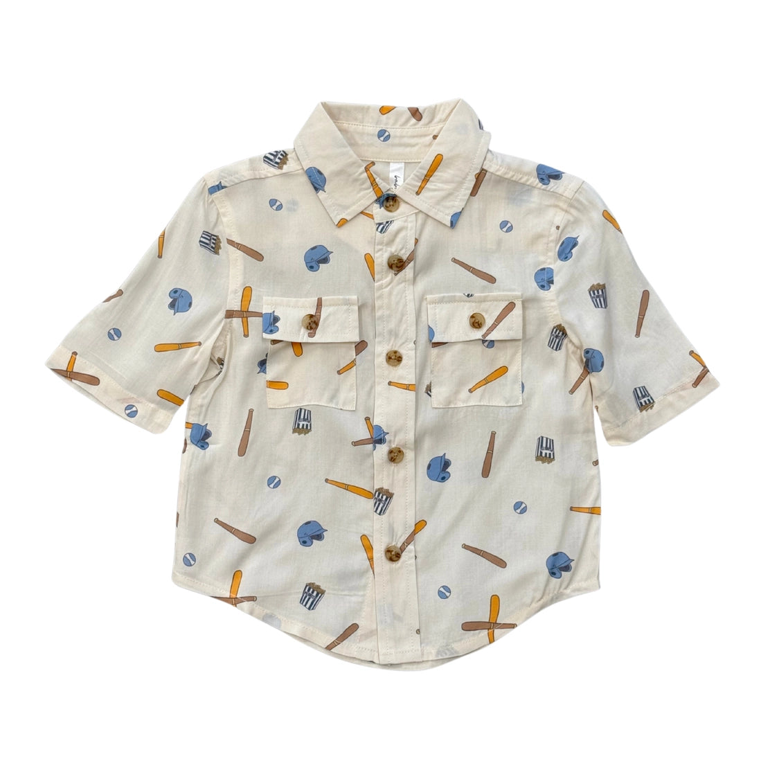 Boy's Printed Utility Shirt