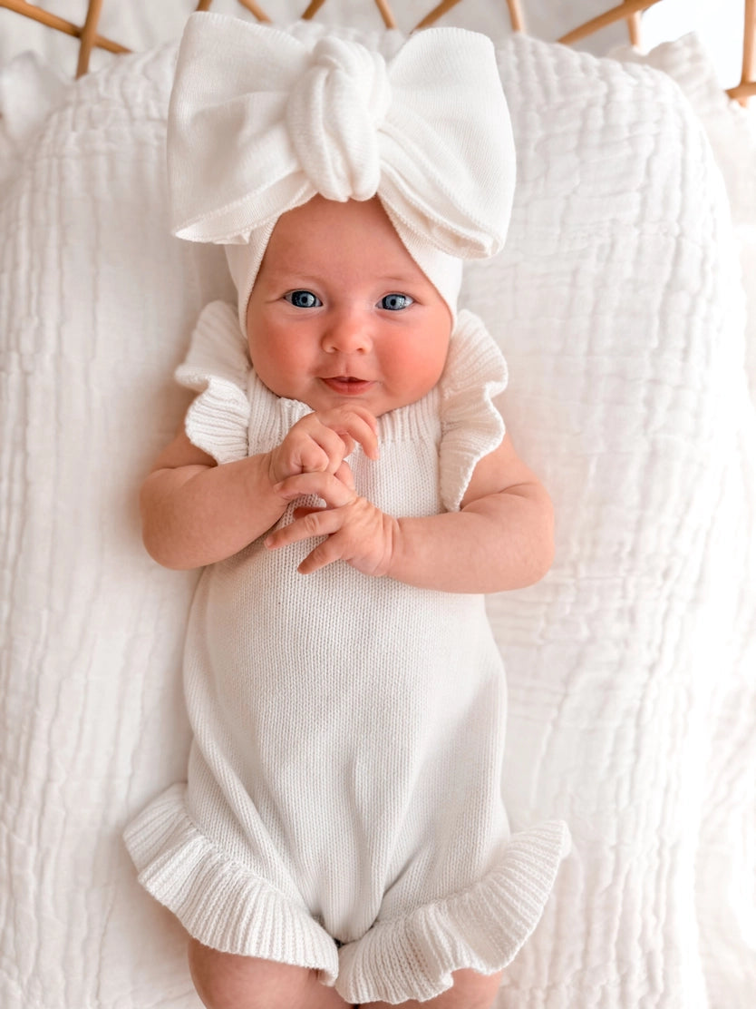 Frills Knit Romper