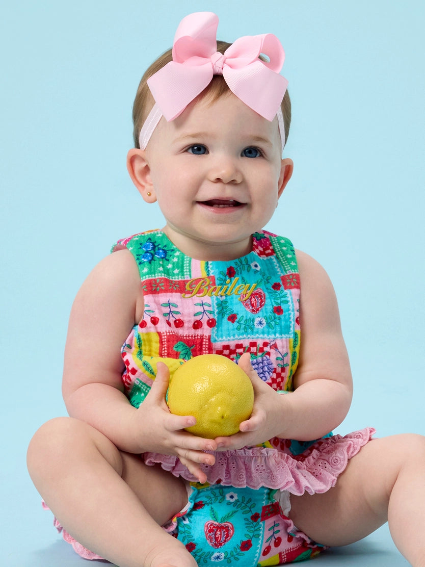 Baby Picnic Patchwork Cotton Swing Top & Bloomer Set