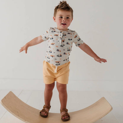 Boy's Short Sleeve Henley Shirt