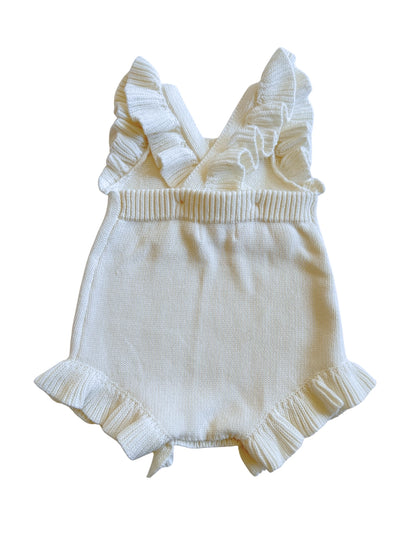 Frills Knit Romper