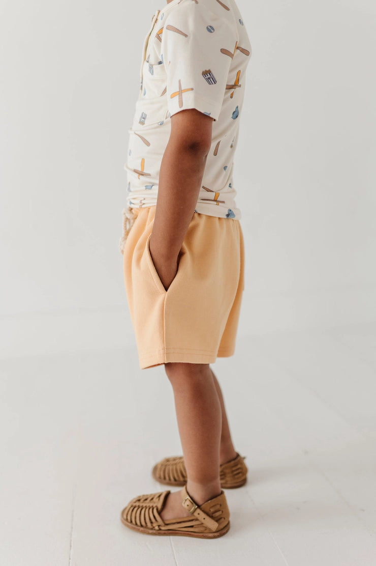 Boy's Short Sleeve Henley Shirt