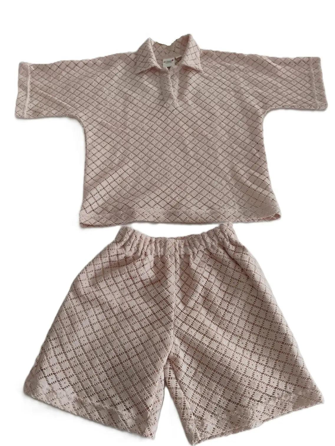 Harley Shorts & T-Shirt Set – Dusty Rose