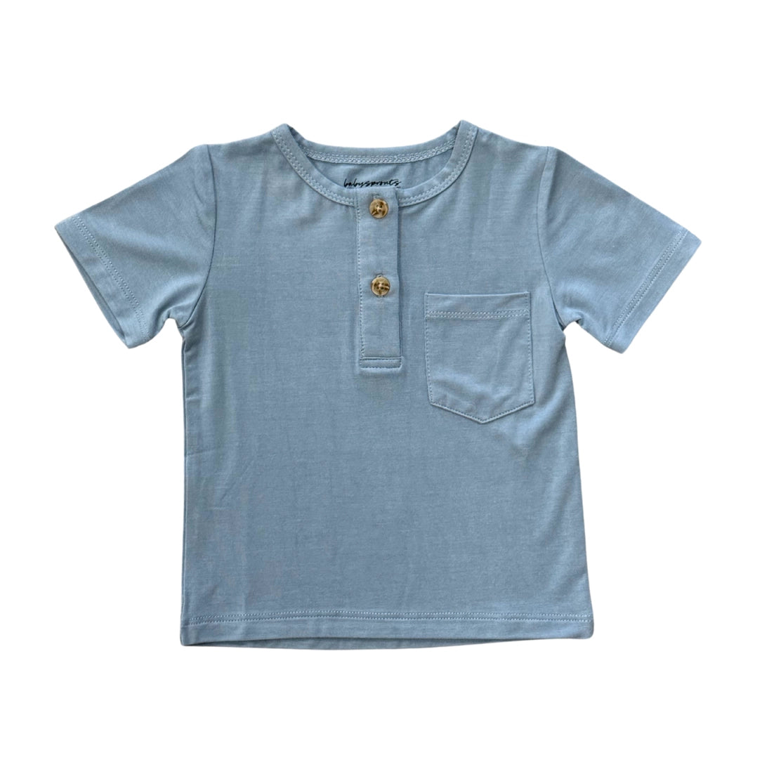 Boy's Short Sleeve Henley Shirt