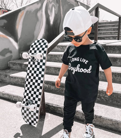 Long Live Boyhood | Boys Trendy Graphic T-Shirt