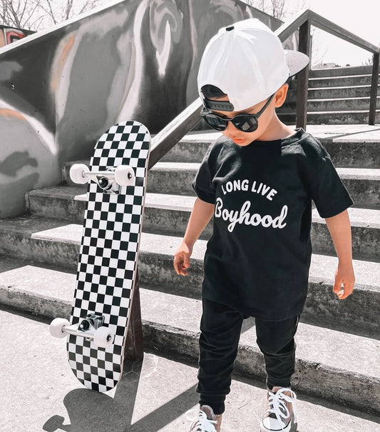 Long Live Boyhood | Boys Trendy Graphic T-Shirt