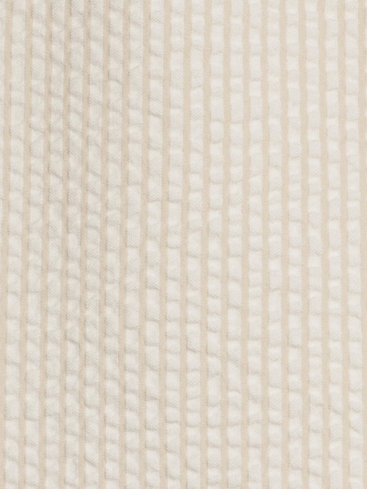 Mato Seersucker Collared Romper - Dune Stripe