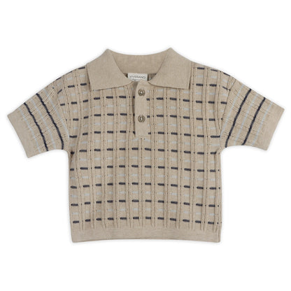 Henry Textured Baby Polo Shirt & Shorts Set (Organic Cotton)