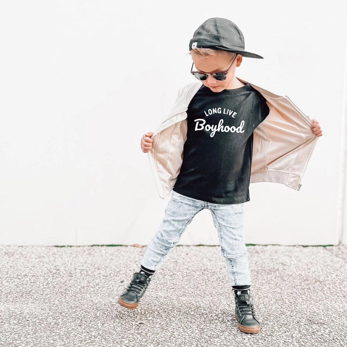 Long Live Boyhood | Boys Trendy Graphic T-Shirt
