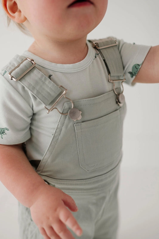 Dino Safari Cotton Overalls Set