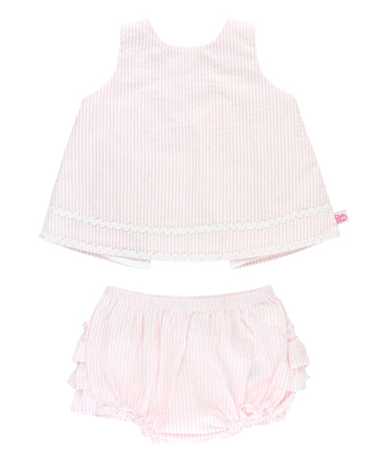 Baby Ric Rac Swing Top & Bloomer Set
